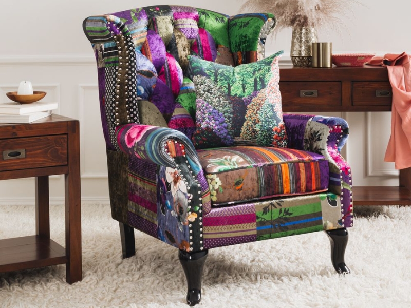 Patchwork Wingback
